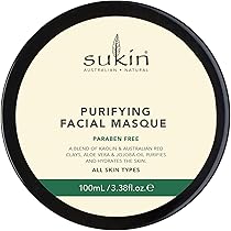Amazon.com : Sukin Organics Purifying Facial Masque, 3.38 Fl